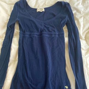 Navy blue Abercrombie & Fitch long sleeve